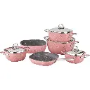 طقم حلل سافلون مربع تيتانيوم 10 قطع