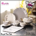 طقم شاي وجاتوه بورسلين30قطعة رويال