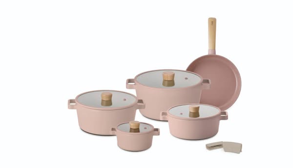 طقم حلل نيوفلام 11 قطعة فيكا جرانيت