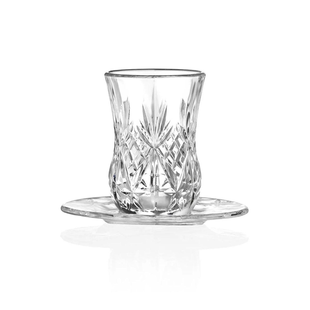 ط استكانة شاي بالطبق مولديا