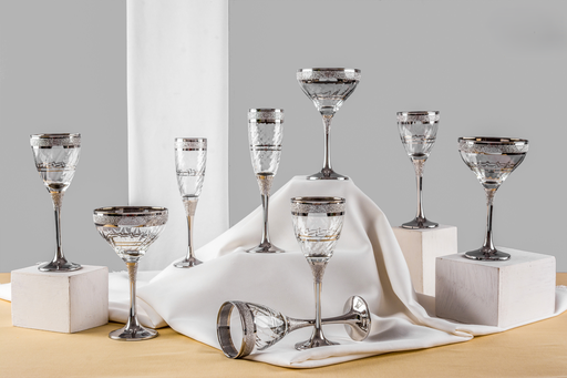 طقم كرينكل 18 ق فيرارى فضى / دهبي