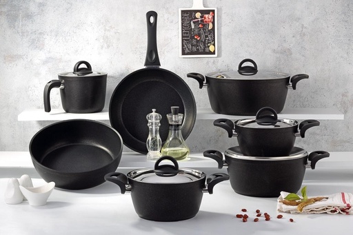 طقم حلل تيتانيوم ١٢ ق دوربينا