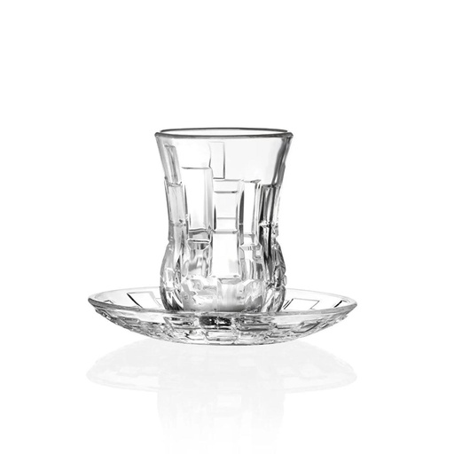 RCR طقم استكانة بالطبق 12قطع 